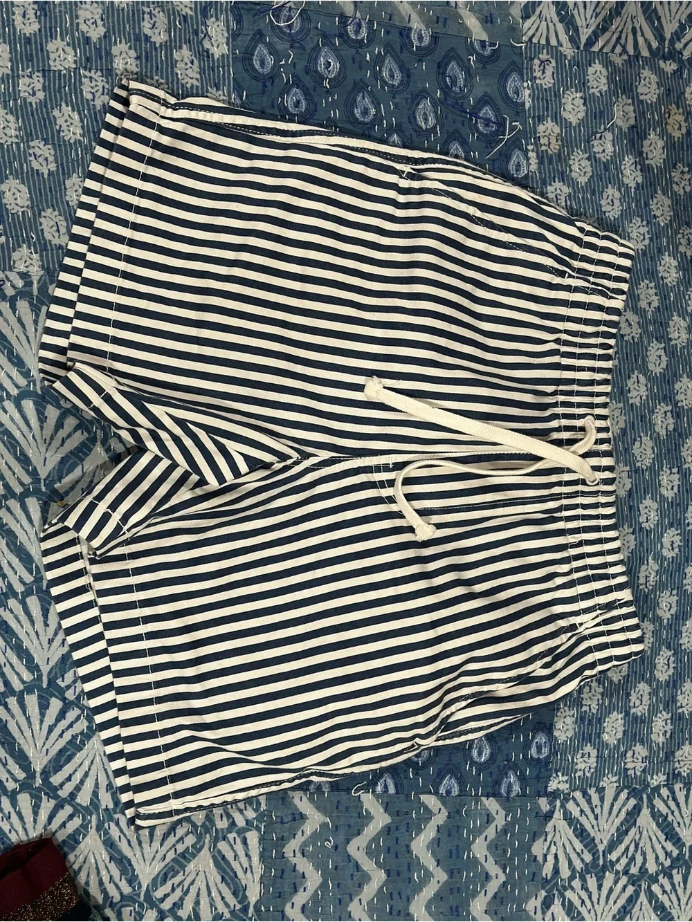 J. Crew Navy and White nautical Stripe shorts NEW w/o tags